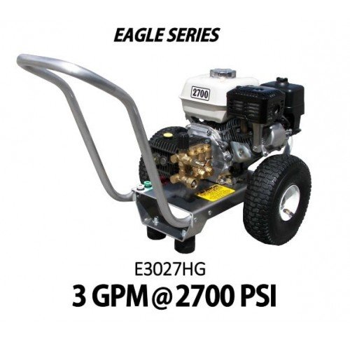 Hidrolavadora a Gasolina Agua Fria Motor Honda 2700 PSI Bomba GENERAL PUMPS de uso Comercial REF-E3027HG