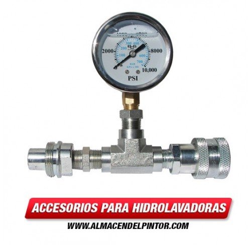 Manómetro para hidrolavadora de 10000 PSI